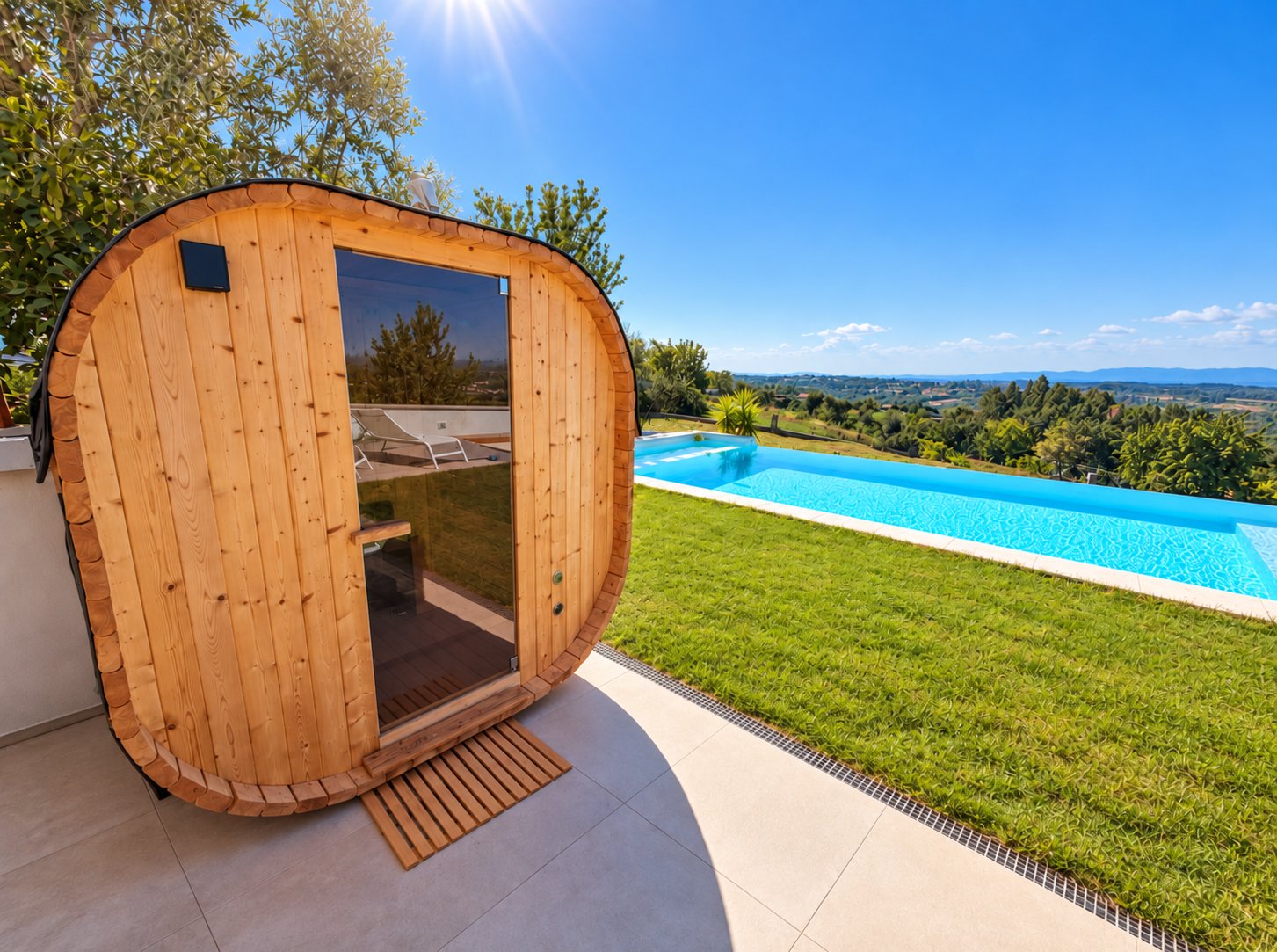 Outdoor sauna